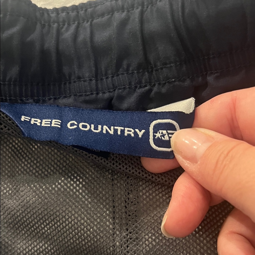 Free Country Striped Blue and Black Board‎ Shorts - Picture 5 of 6